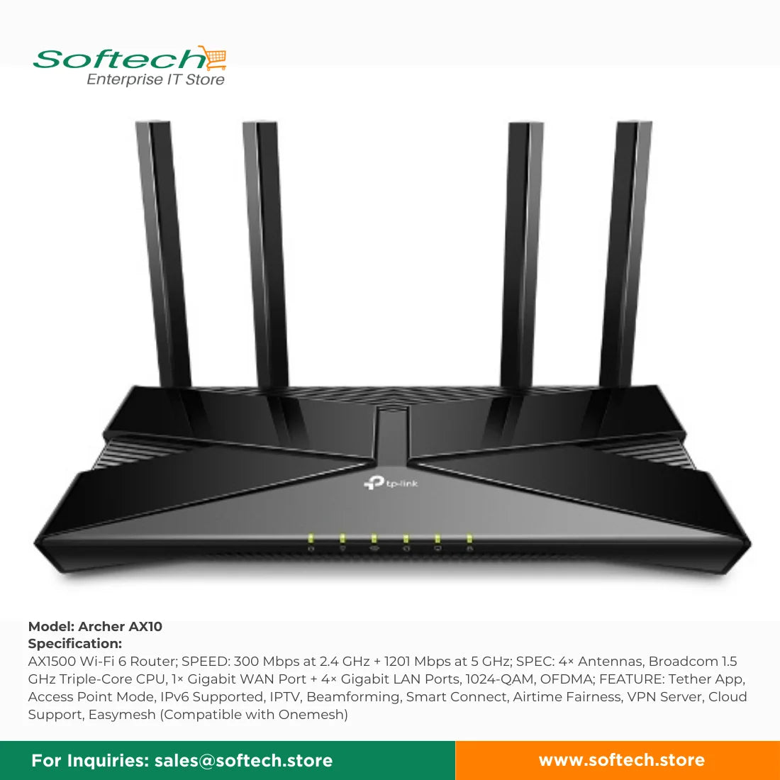 TP-LINK SOHO Wi-Fi 6 Router