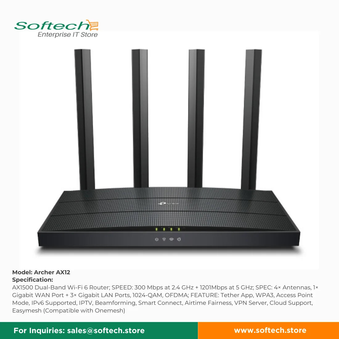 TP-LINK SOHO Wi-Fi 6 Router