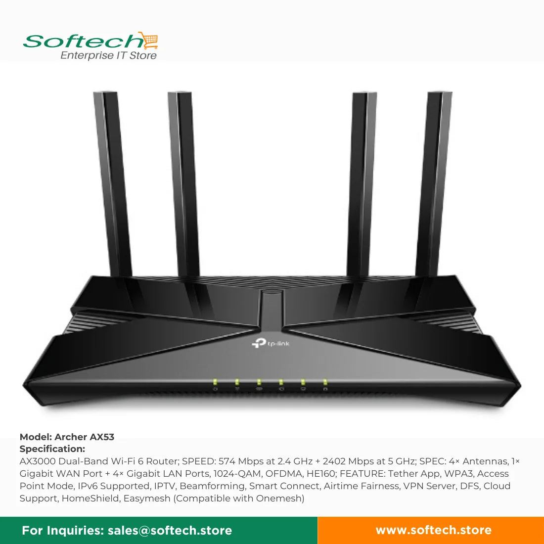 TP-LINK SOHO Wi-Fi 6 Router