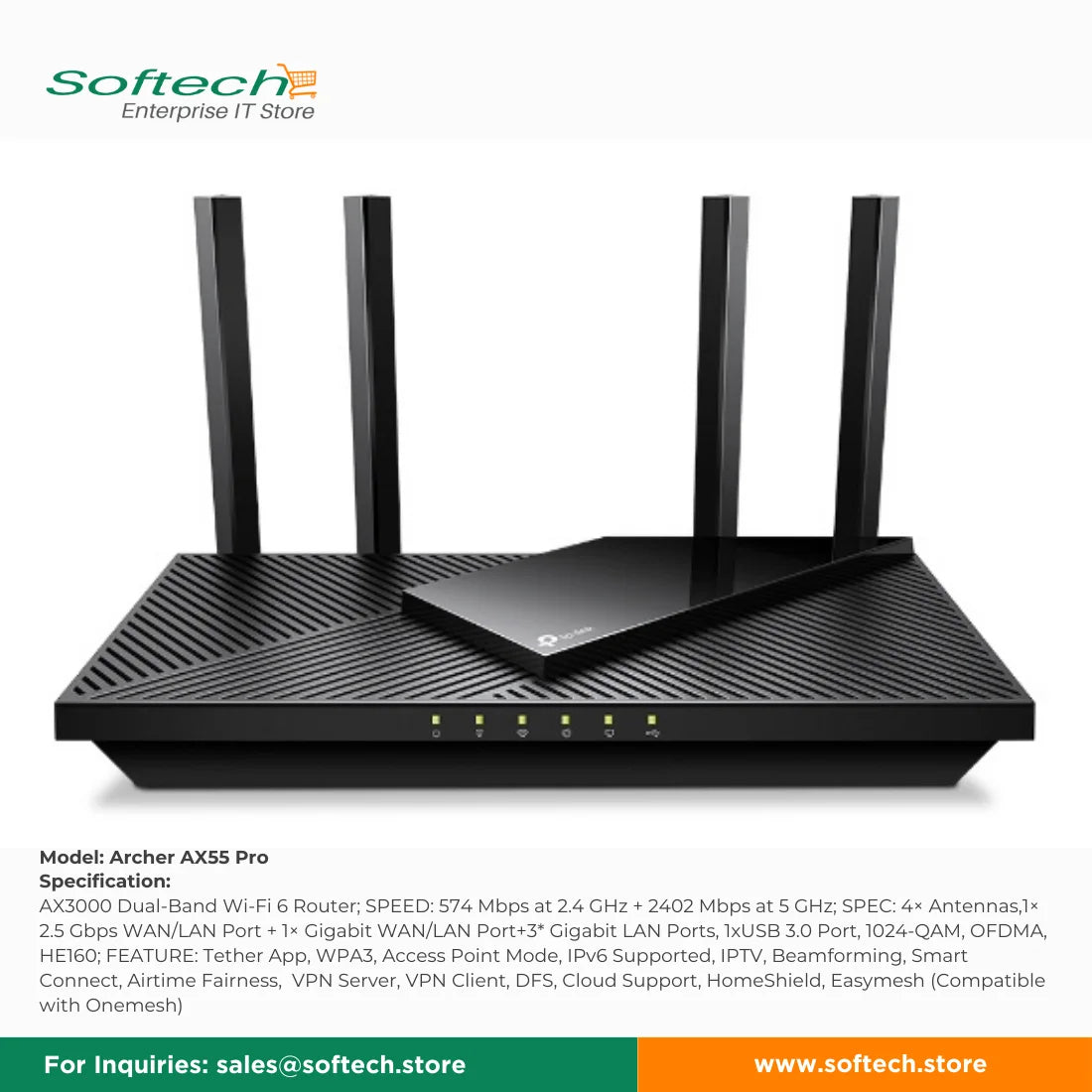 TP-LINK SOHO Wi-Fi 6 Router