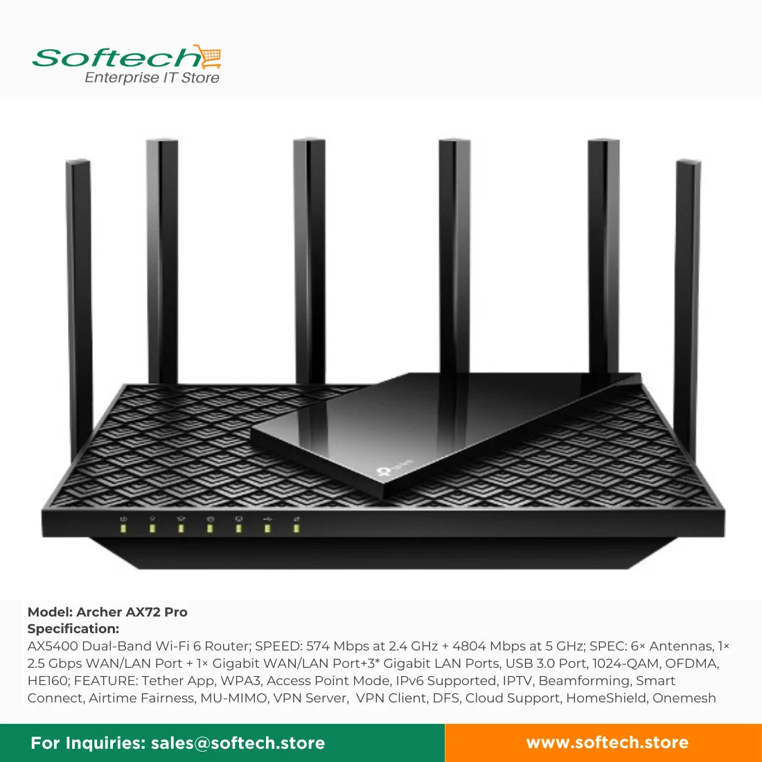 TP-LINK SOHO Wi-Fi 6 Router