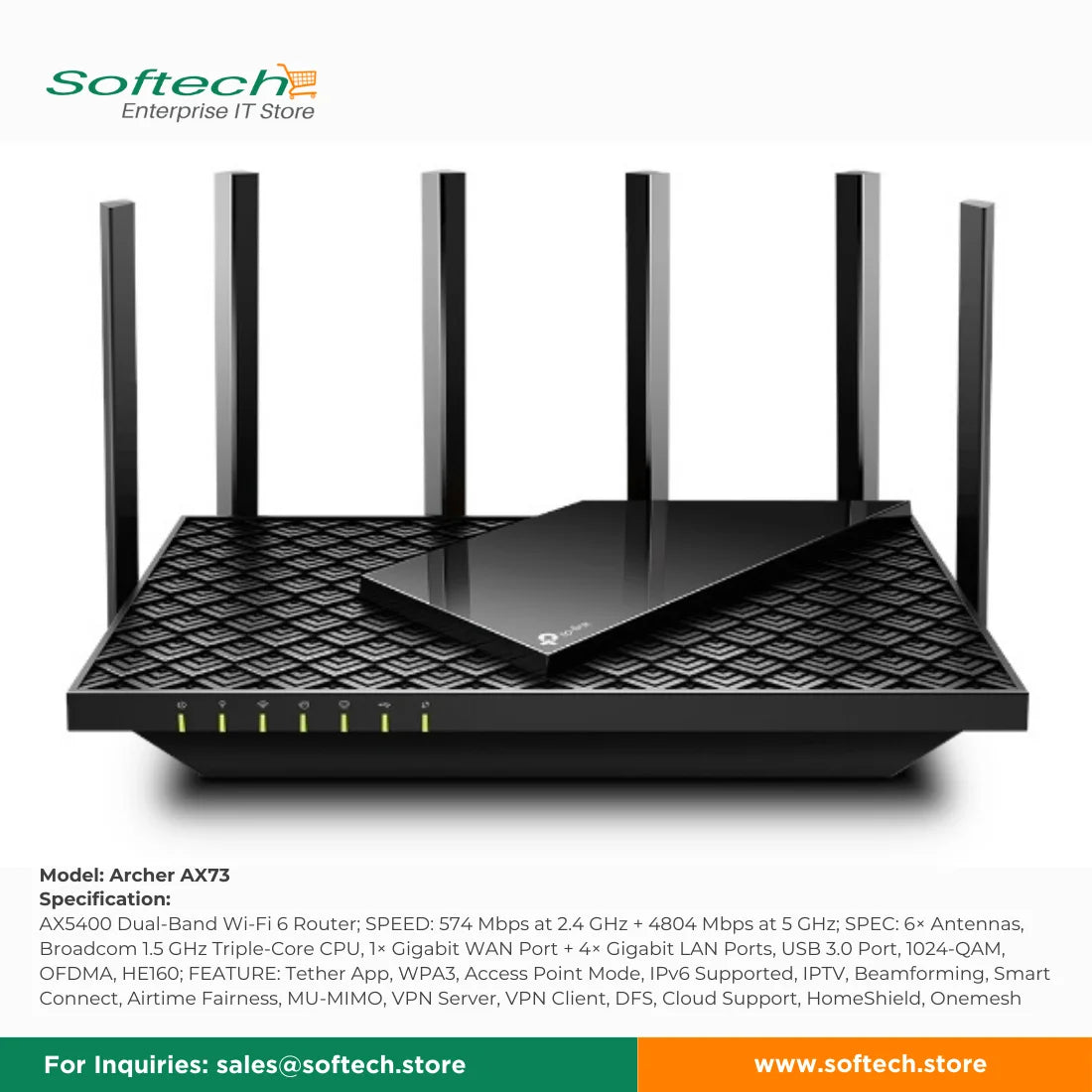 TP-LINK SOHO Wi-Fi 6 Router