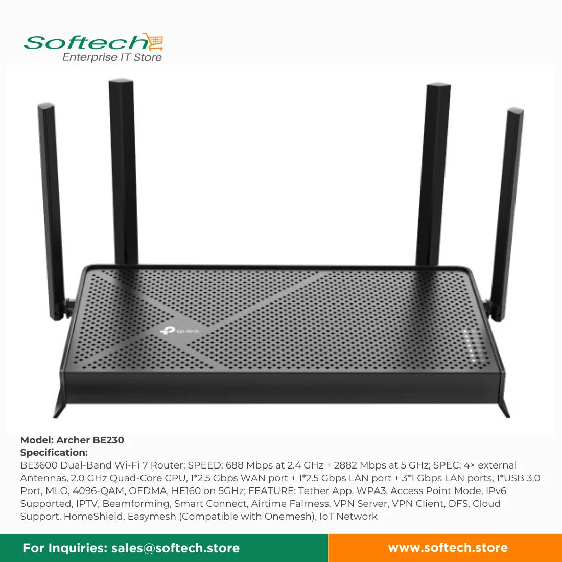 TP-LINK SOHO Wi-Fi 7 Router