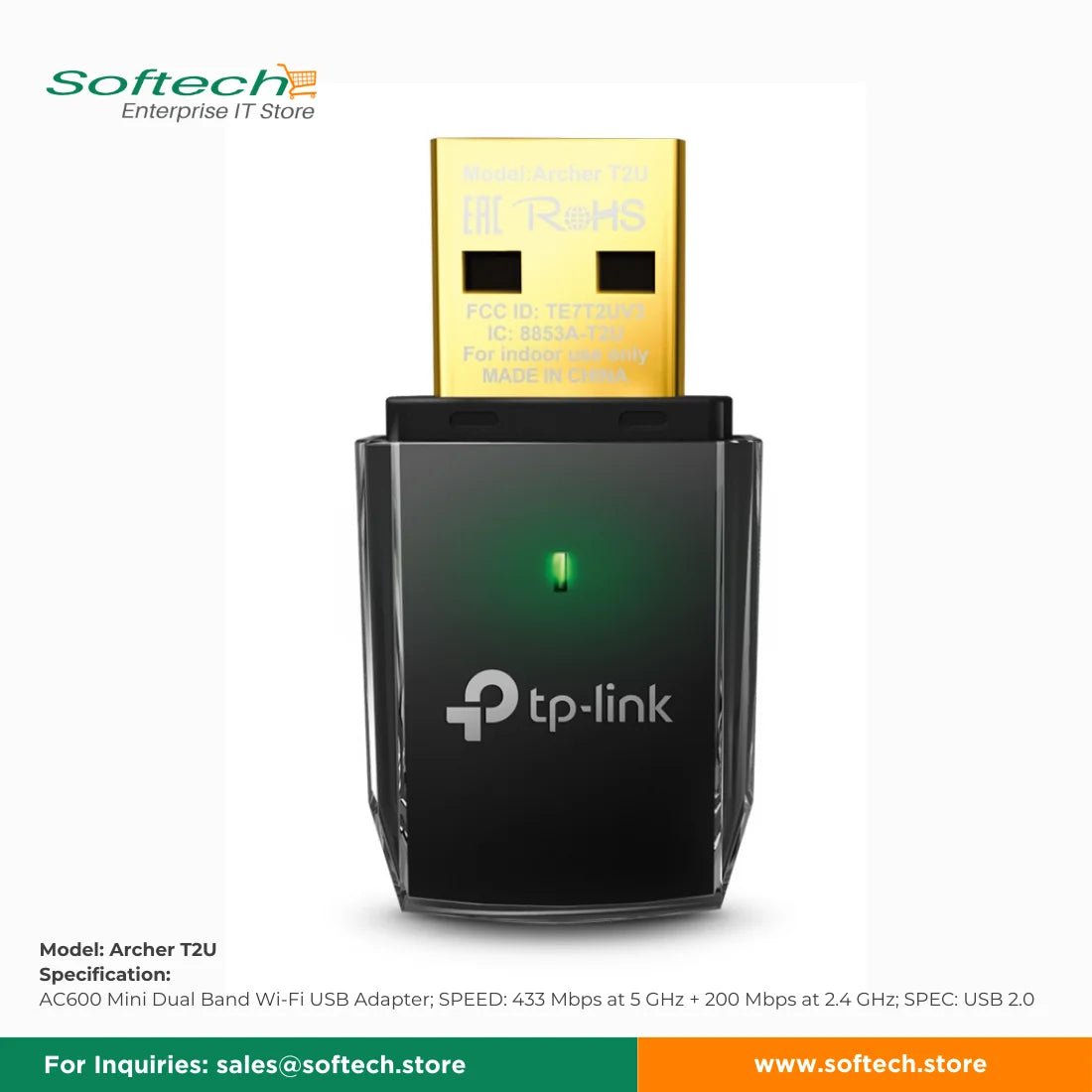TP-LINK SOHO Wi-Fi 5 USB Adapter