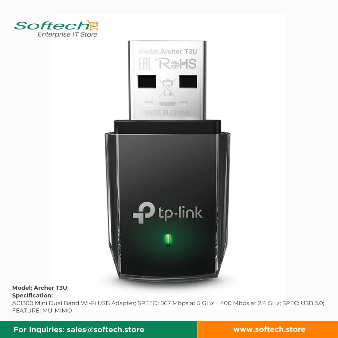 TP-LINK SOHO Wi-Fi 5 USB Adapter