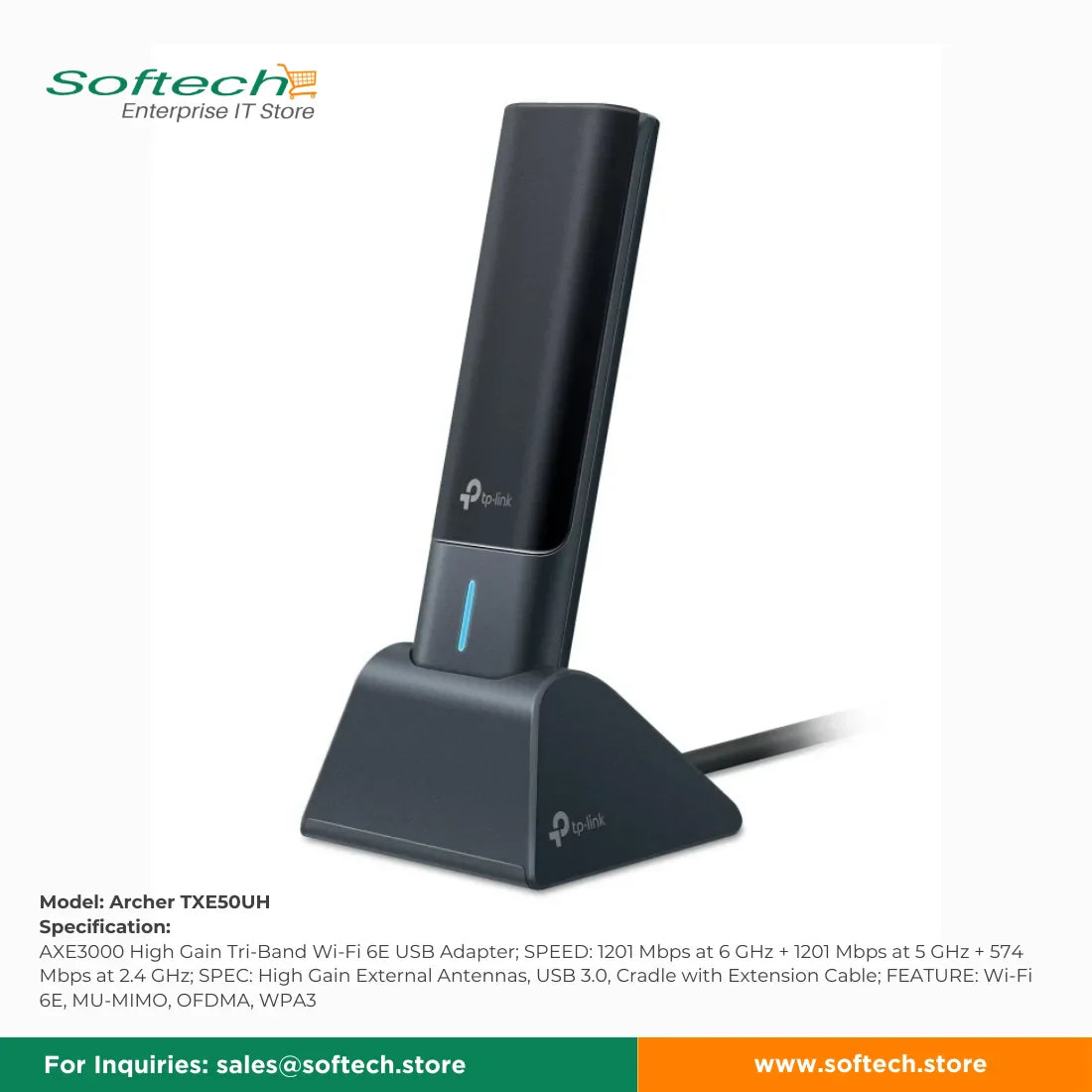 TP-LINK SOHO Wi-Fi 6 USB Adapter