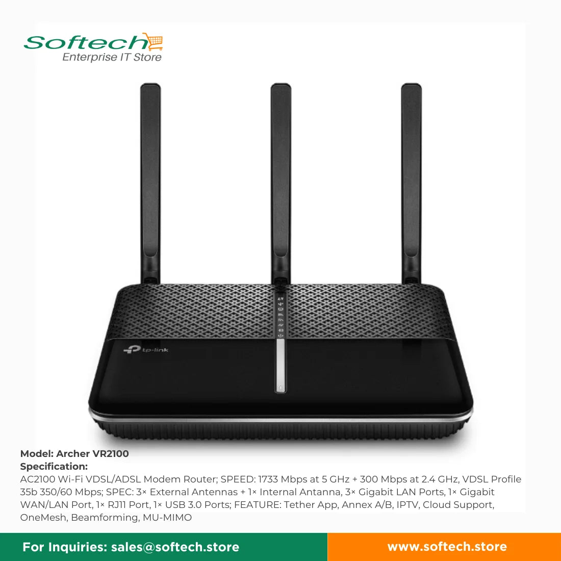 TP-LINK SOHO xDSL Modem Router