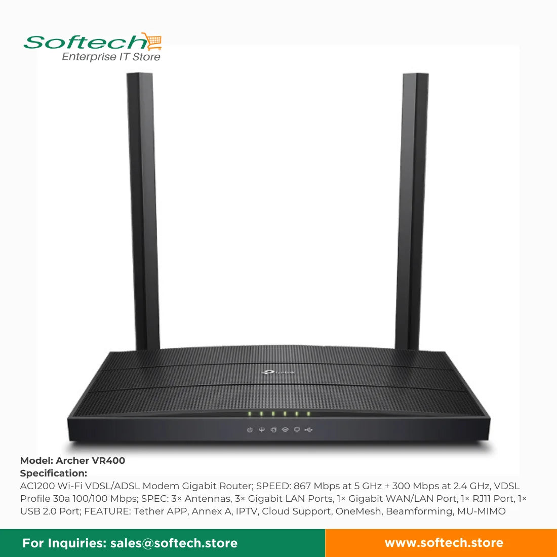 TP-LINK SOHO xDSL Modem Router