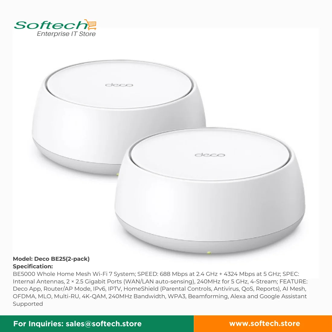 TP-LINK SOHO Wi-Fi 7 Mesh System