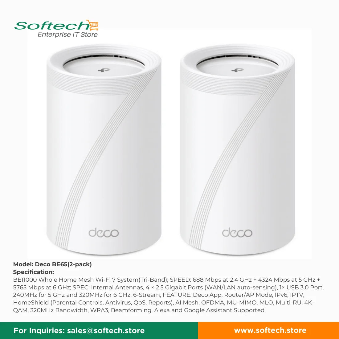 TP-LINK SOHO Wi-Fi 7 Mesh System