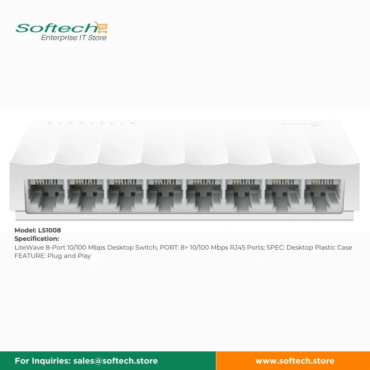 TP-LINK BUSINESS SERIES Unmanaged 5/8P 10/100M Switch