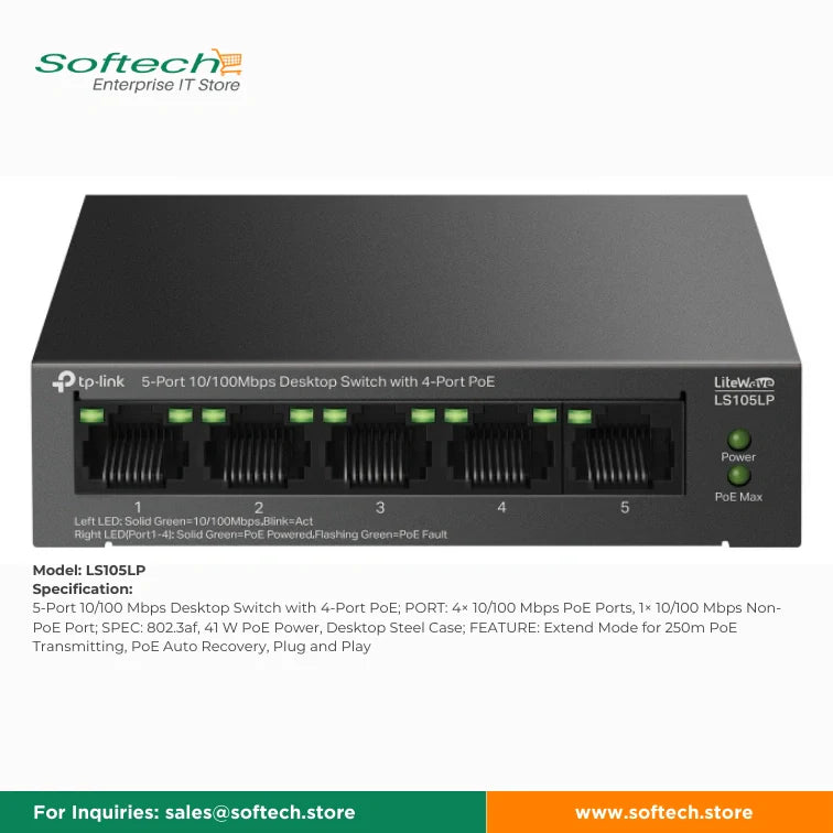 TP-LINK BUSINESS SERIES Unmanaged/Easy Smart PoE Switch