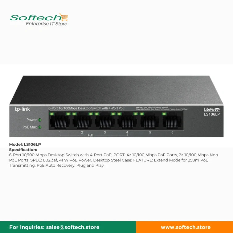 TP-LINK BUSINESS SERIES Unmanaged/Easy Smart PoE Switch