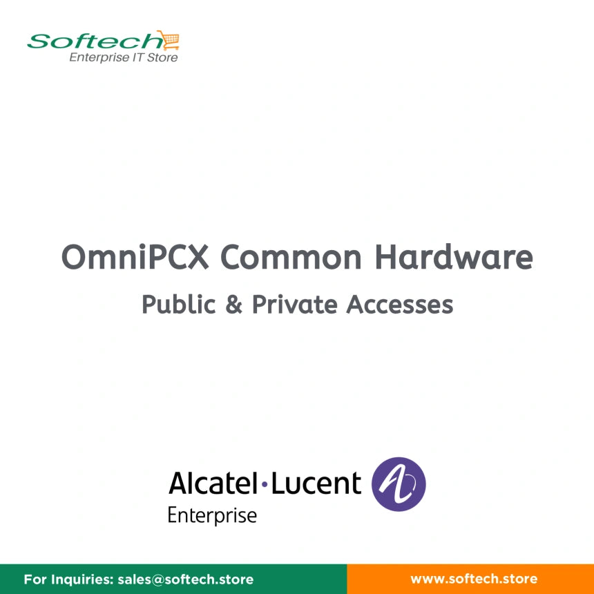 Alcatel-Lucent OmniPCX Common hardware: Public & Private accesses