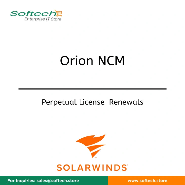 SolarWinds Network Configuration Manager - Annual Maintenance Renewal - Orion NCM