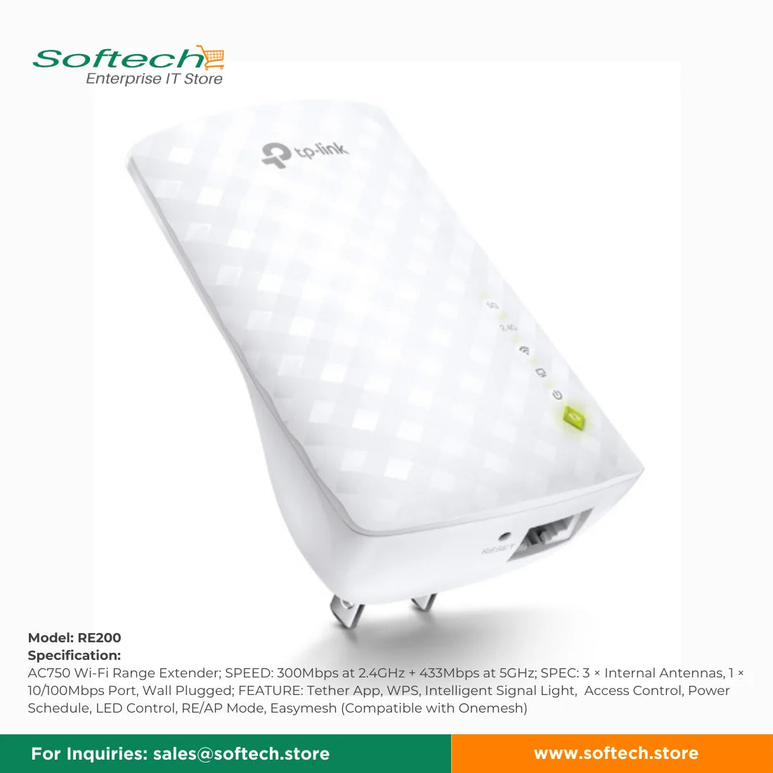 TP-LINK SOHO Wi-Fi 5 Range Extender