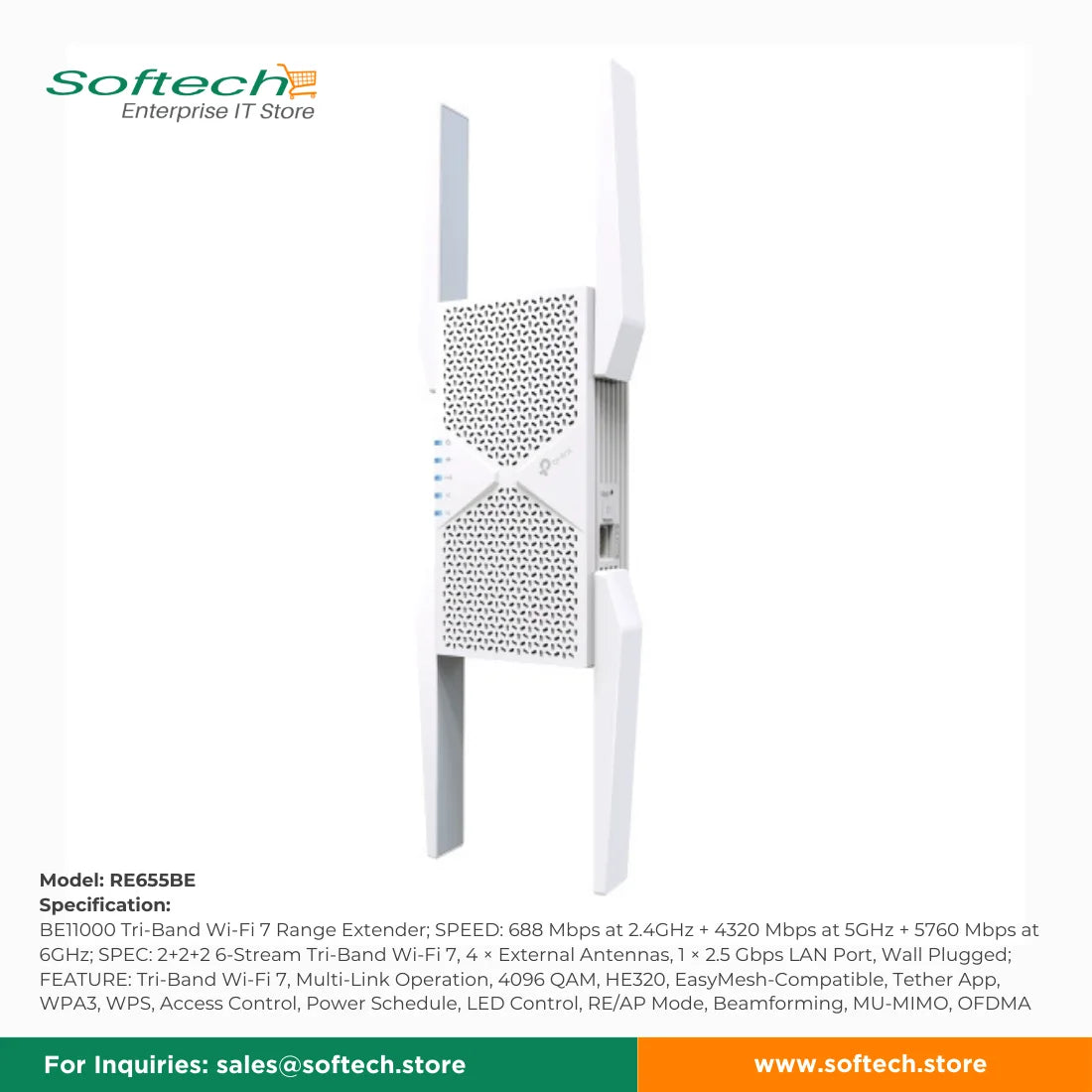 TP-LINK SOHO Wi-Fi 7 Range Extender