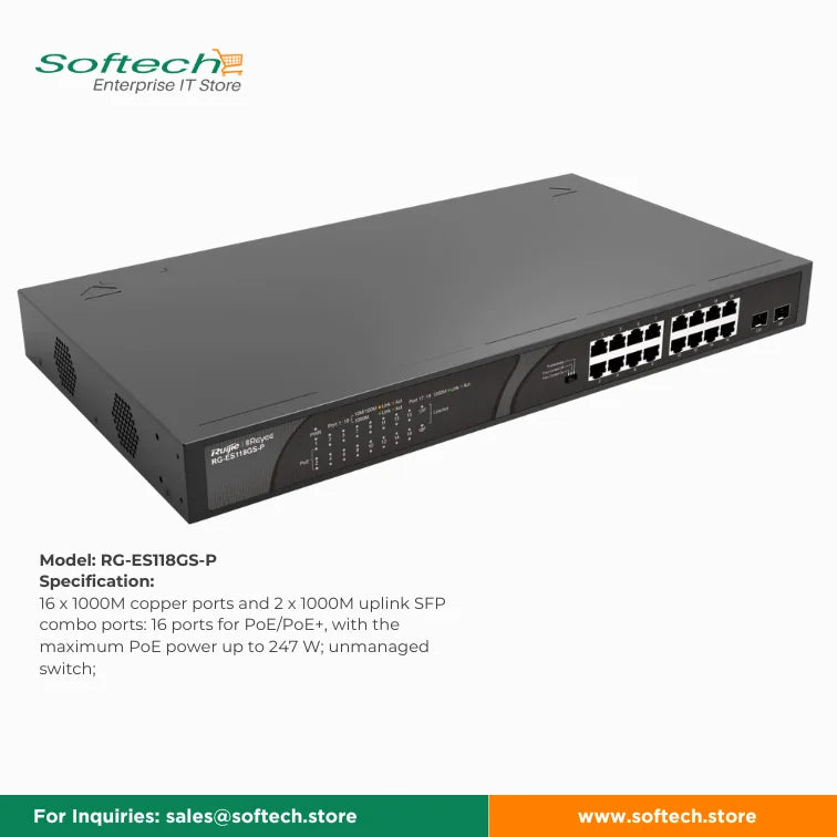 Reyee Add-On and Accessories for Unmanaged Network Switch