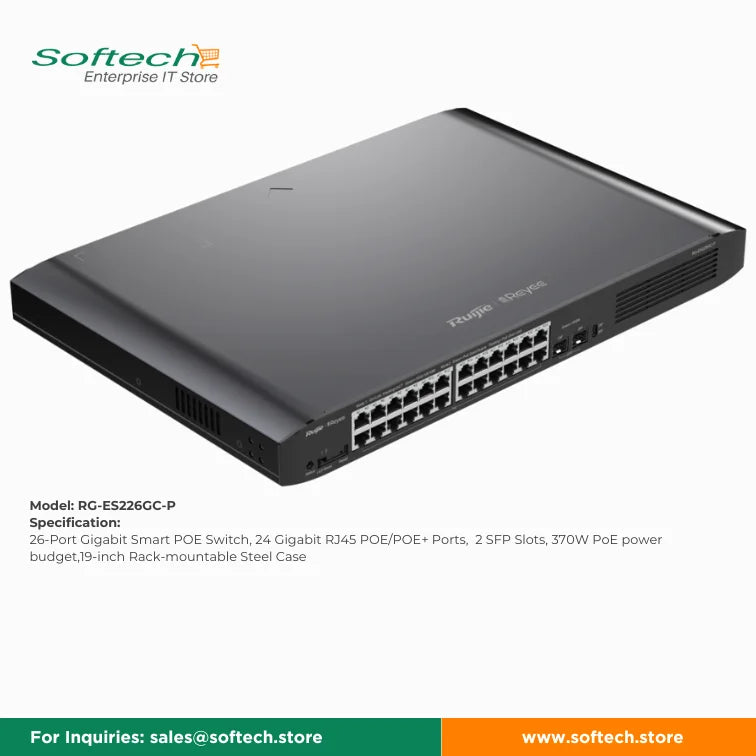 Reyee Cloud Managed Switch for IP Surveillance Cameras