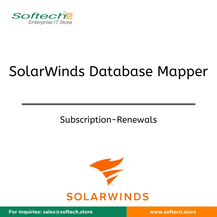 SolarWinds Database Mapper Cloud Premium per data source - Annual Subscription Renewal (End of Support Scheduled for 02/28/2024) - SolarWinds Database Mapper