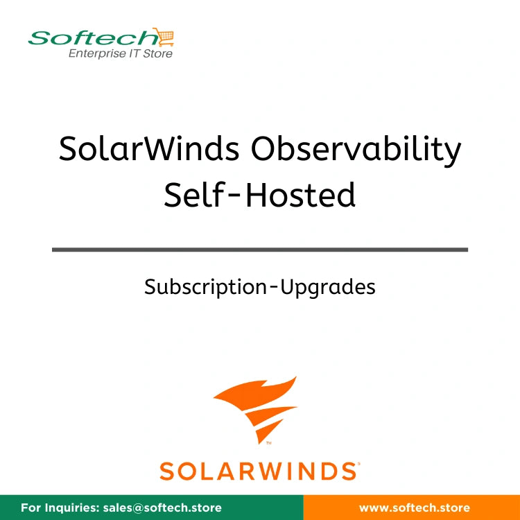 Convert existing license(s) to SolarWinds Observability Self-Hosted Essentials - Annual Subscription - SolarWinds Observability Self-Hosted