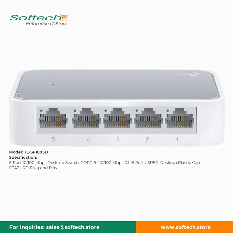 TP-LINK BUSINESS SERIES Unmanaged 5/8P 10/100M Switch