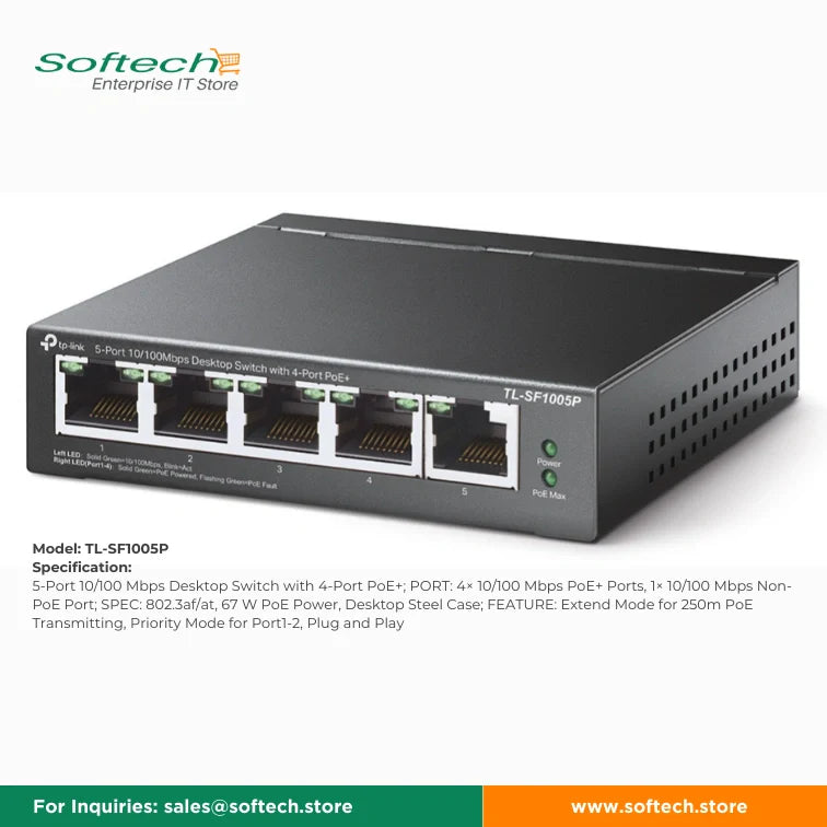 TP-LINK BUSINESS SERIES Unmanaged/Easy Smart PoE Switch