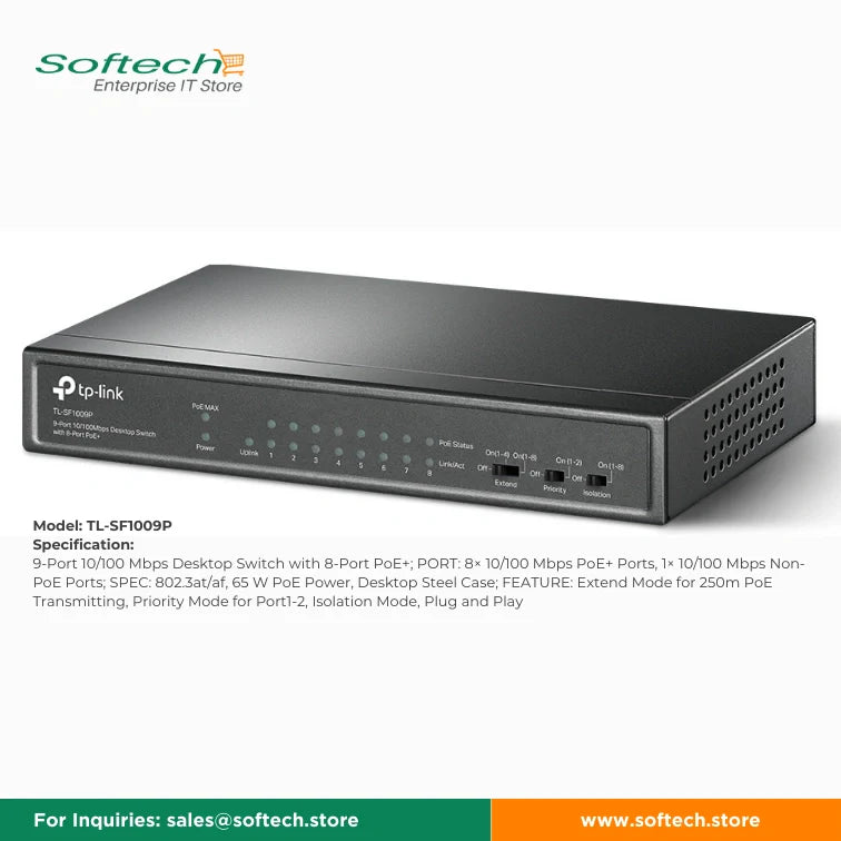 TP-LINK FESTA Unmanaged/Easy Smart PoE Switch