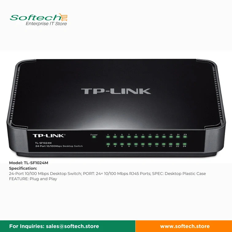 TP-LINK BUSINESS SERIES Unmanaged 16/24/48P 10/100M Switch