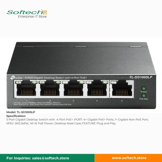 TP-LINK BUSINESS SERIES Unmanaged/Easy Smart PoE Switch