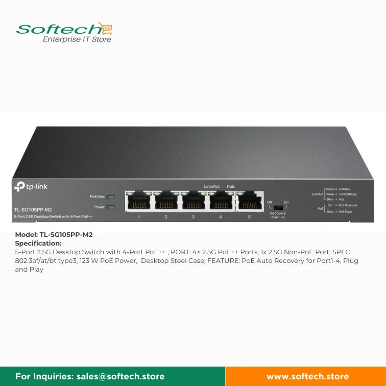 TP-LINK FESTA Unmanaged/Easy Smart PoE Switch