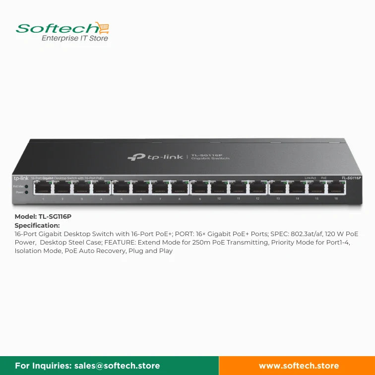 TP-LINK FESTA Unmanaged/Easy Smart PoE Switch