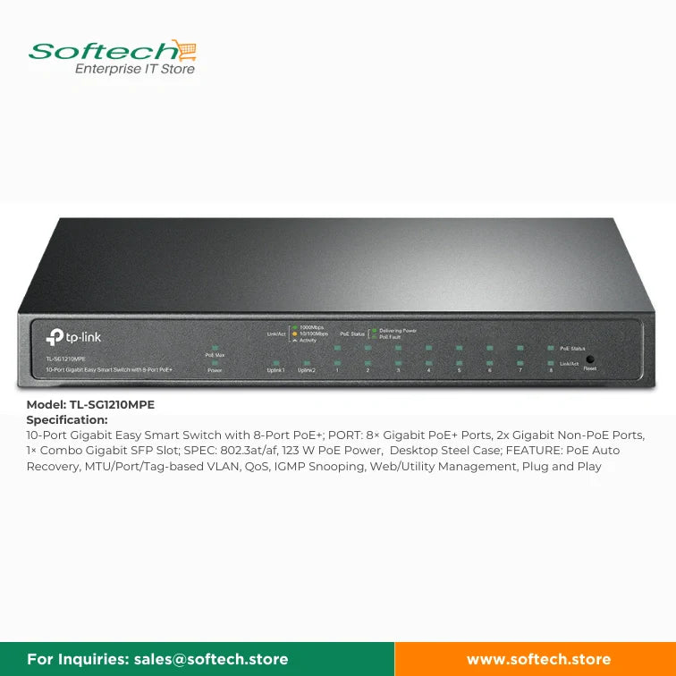 TP-LINK FESTA Unmanaged/Easy Smart PoE Switch