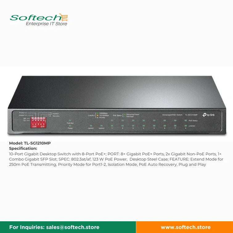 TP-LINK BUSINESS SERIES Unmanaged/Easy Smart PoE Switch