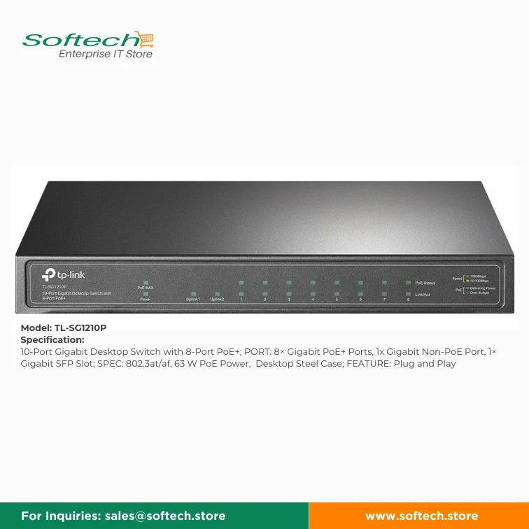 TP-LINK FESTA Unmanaged/Easy Smart PoE Switch