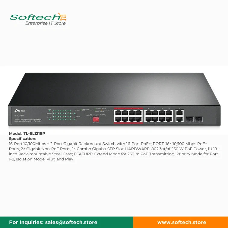 TP-LINK FESTA Unmanaged/Easy Smart PoE Switch