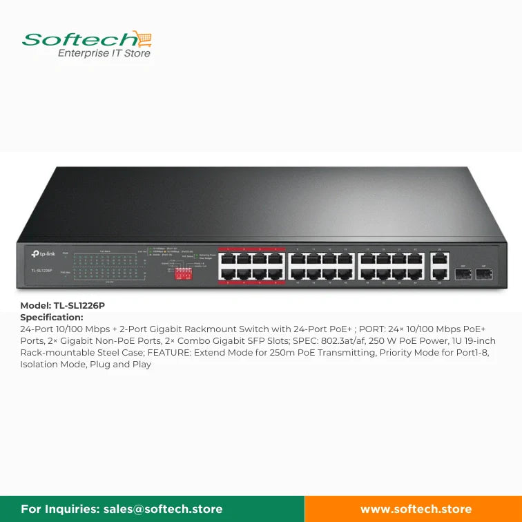 TP-LINK FESTA Unmanaged/Easy Smart PoE Switch