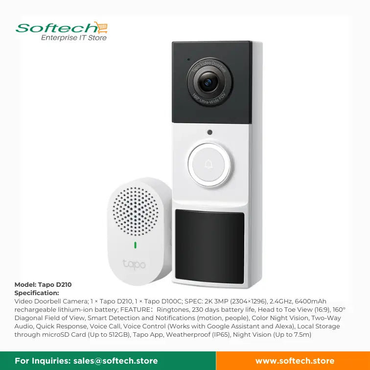 TP-LINK TAPO Smart Video Doorbell