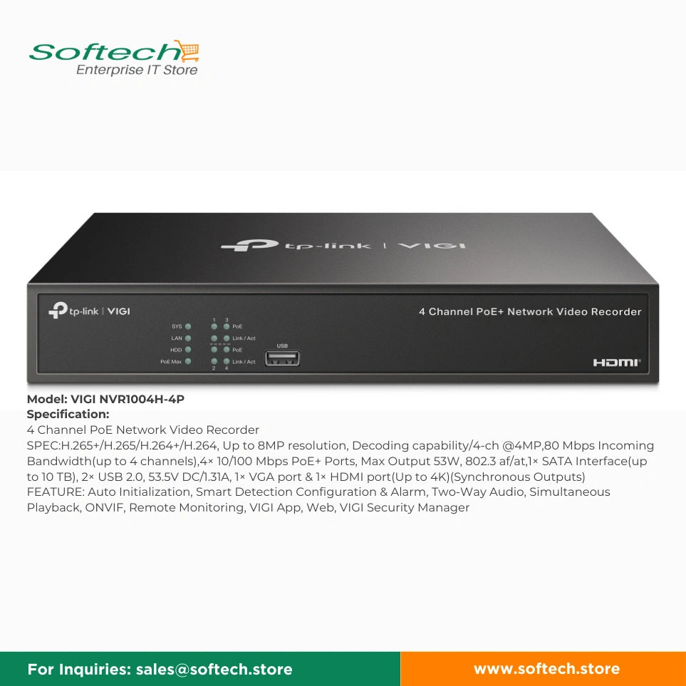TP-LINK VIGI Network Video Recorder