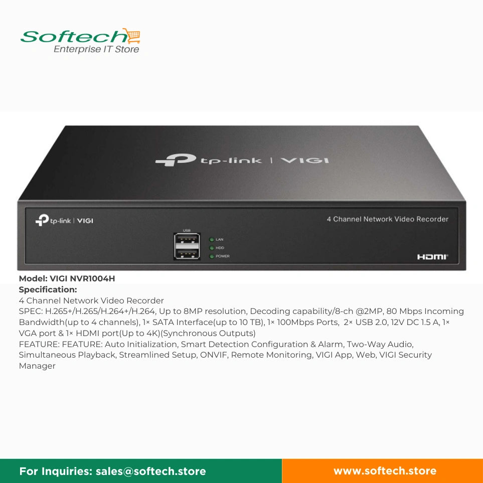 TP-LINK VIGI Network Video Recorder