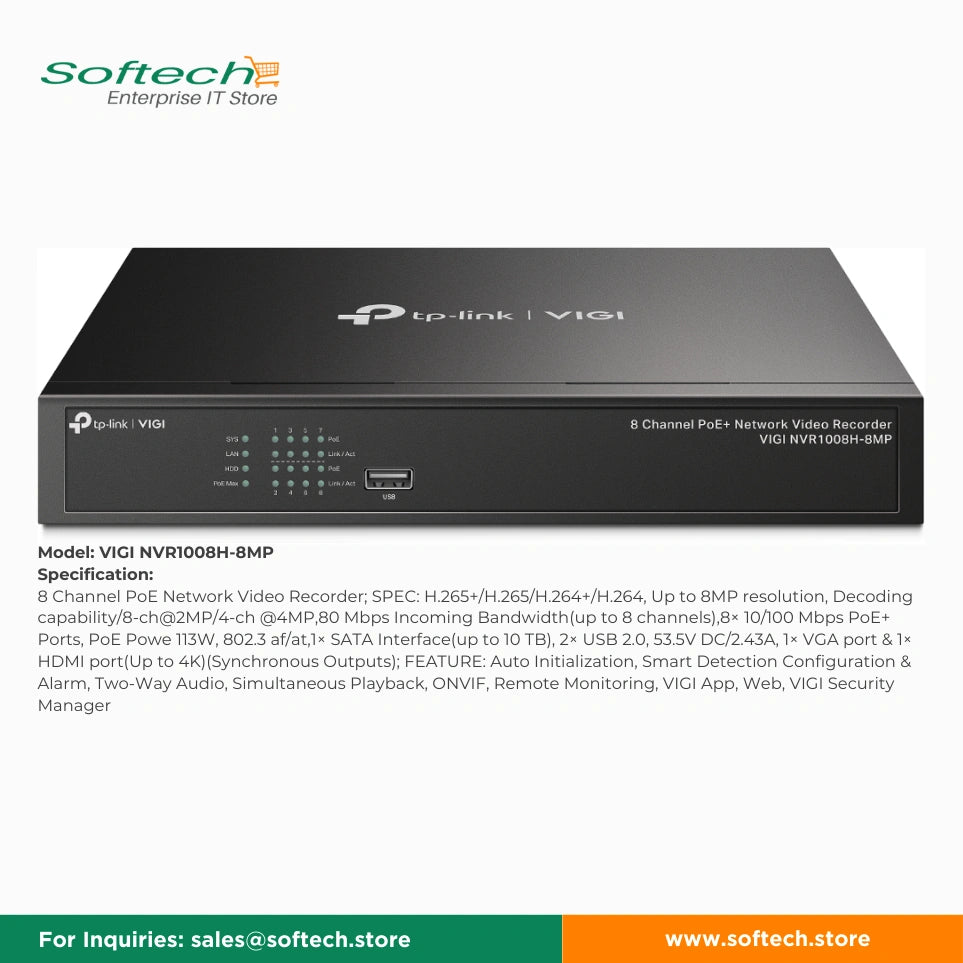 TP-LINK VIGI Network Video Recorder