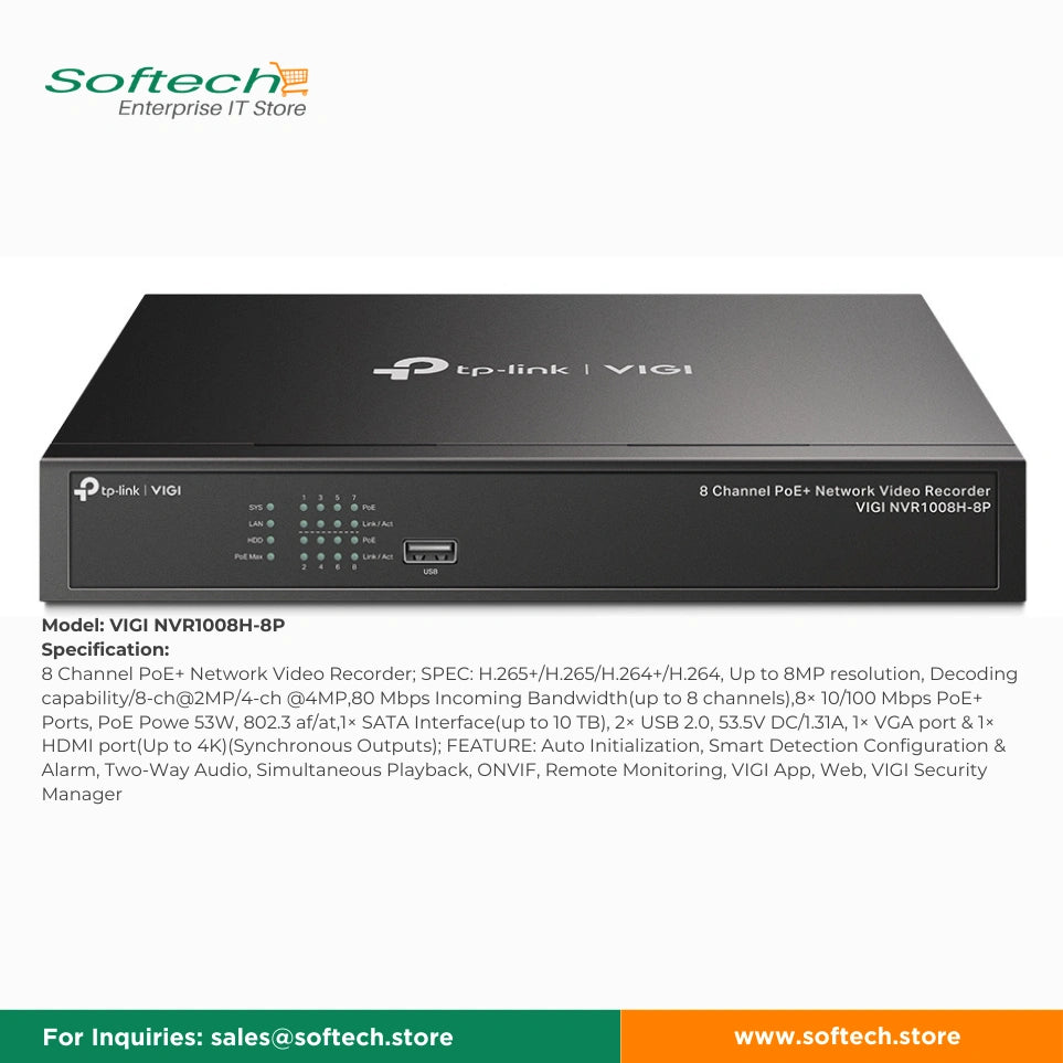 TP-LINK VIGI Network Video Recorder