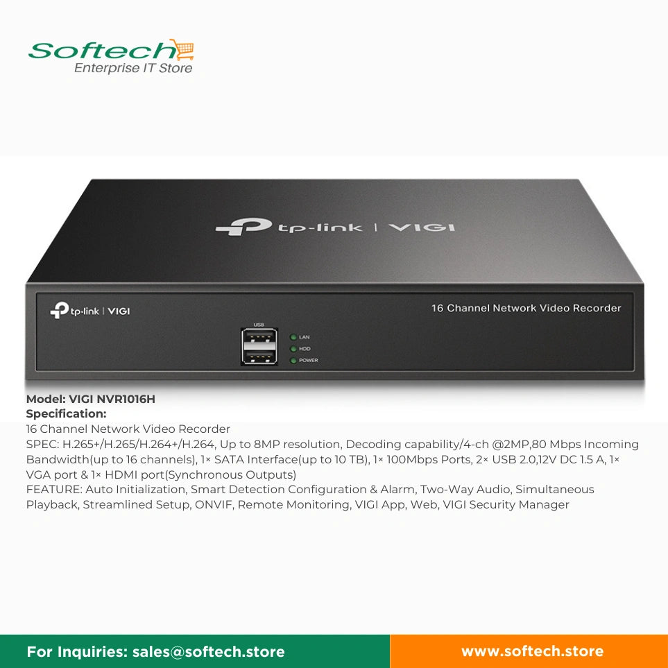 TP-LINK VIGI Network Video Recorder
