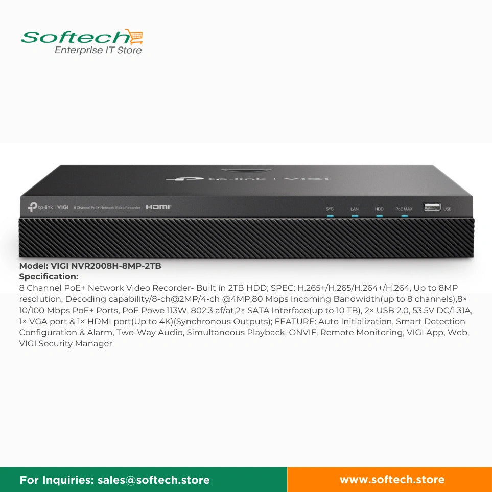 TP-LINK VIGI Network Video Recorder