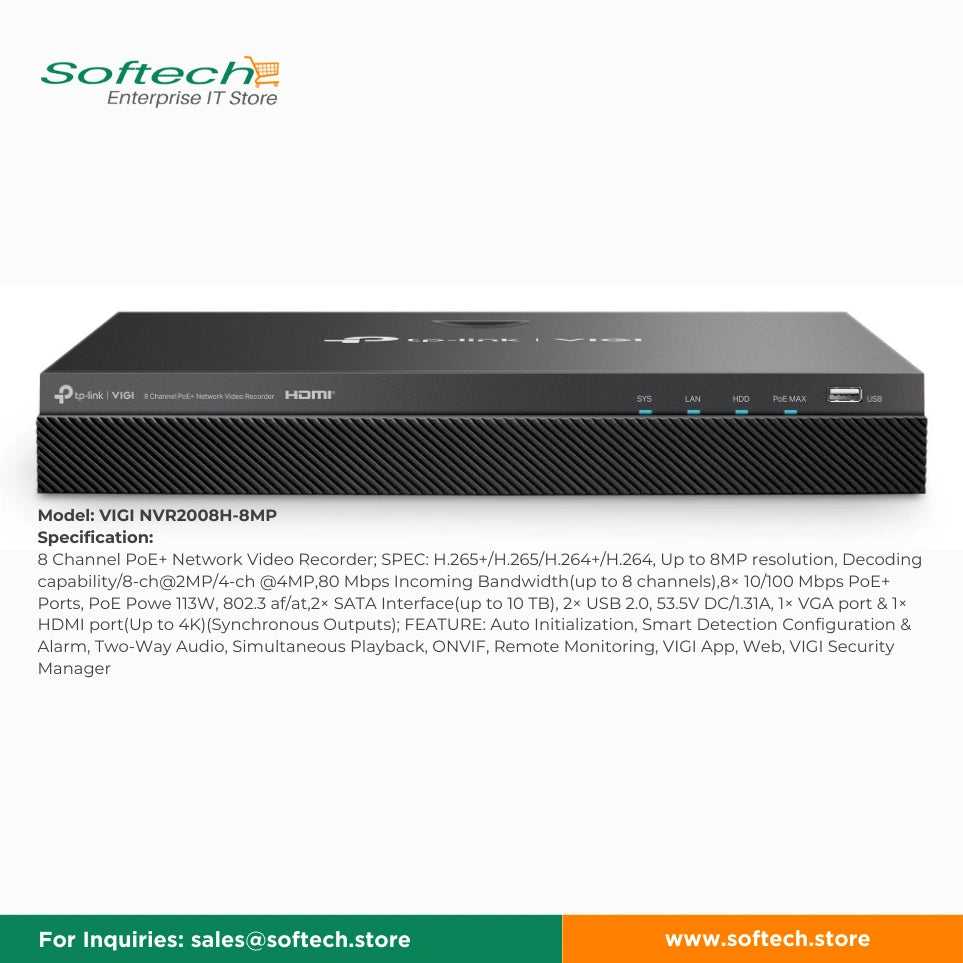 TP-LINK VIGI Network Video Recorder
