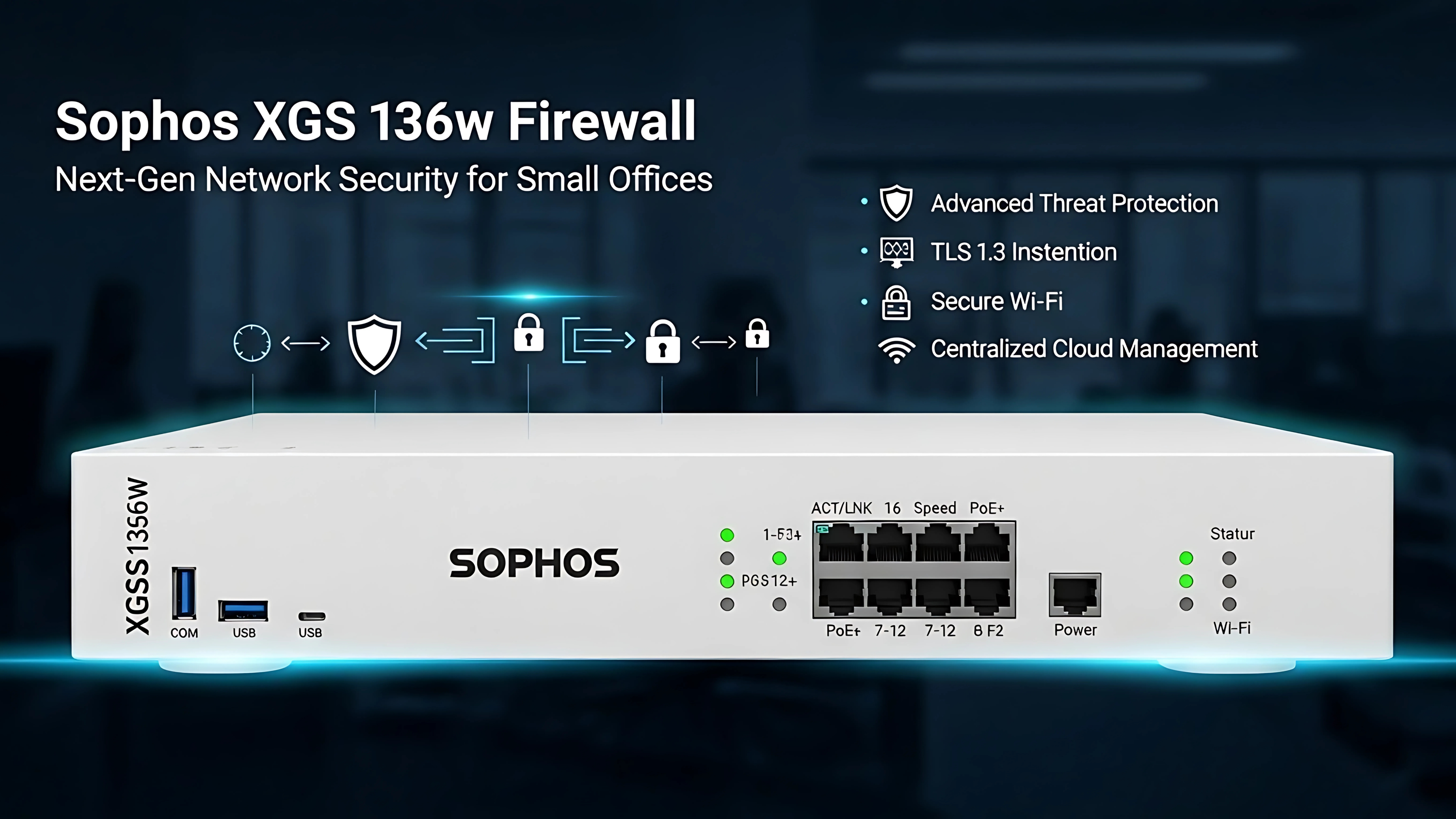 Sophos XGS 136w Firewall: The Ultimate Next-Gen Network Security Solution for Small Businesses