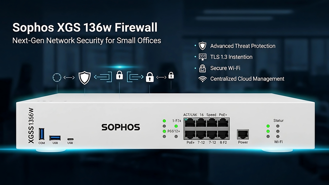 Sophos XGS 136w Firewall: The Ultimate Next-Gen Network Security Solution for Small Businesses