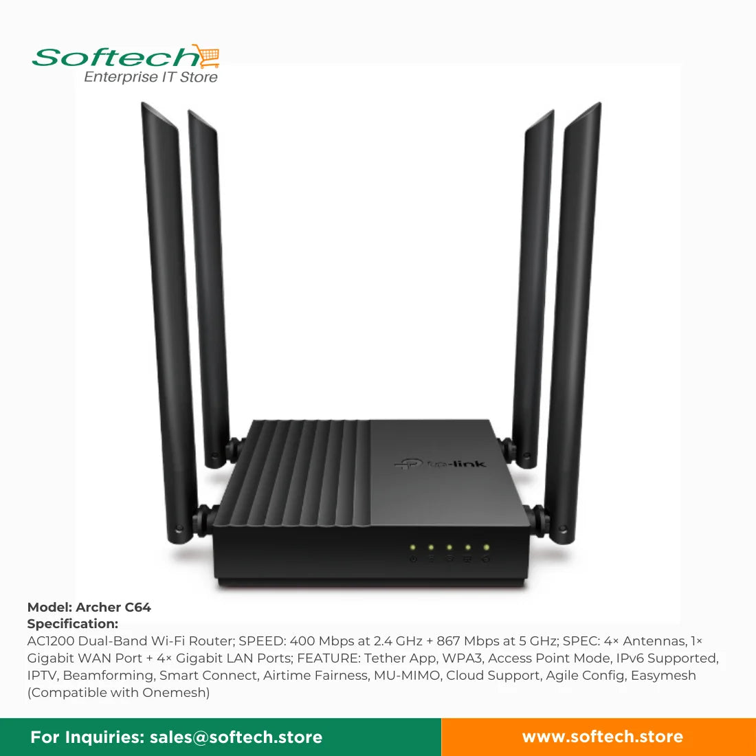 TP-LINK SOHO Wi-Fi 5 Router