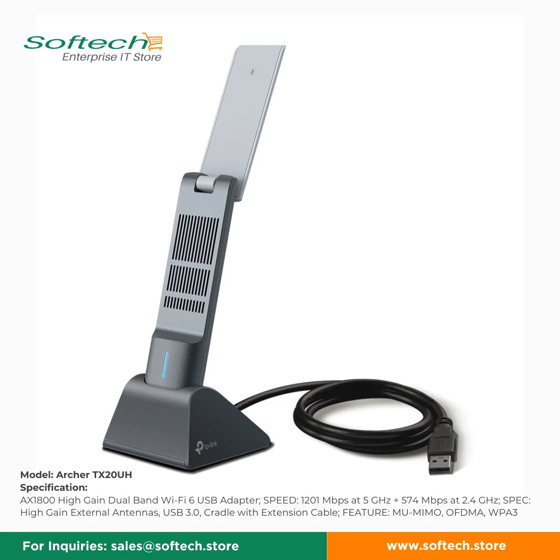 TP-LINK SOHO Wi-Fi 6 USB Adapter