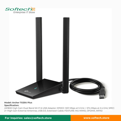 TP-LINK SOHO Wi-Fi 6 USB Adapter